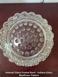 Hobnail-Glass-Footed-Bowl-Indiana-Glass-Mayflower-Pattern-third-image