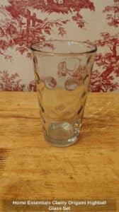 Home-Essentials-Clarity-Origami-Highball-Glass-Set-second-image