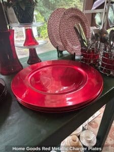 Home-Goods-Red-Metallic-Charger-Plates