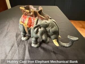 Hubley-Cast-Iron-Elephant-Mechanical-Bank-1