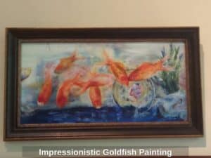 Impressionistic-Goldfish-Painting