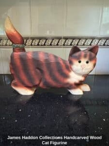 James-Haddon-Collections-Handcarved-Wood-Cat-Figurine