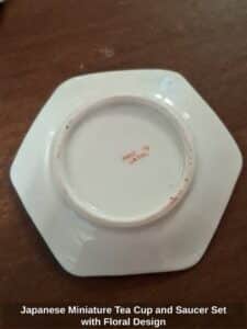 Japanese-Miniature-Tea-Cup-and-Saucer-Set-with-Floral-Design-second-image