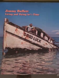 Jimmy-Buffett-Living-and-Dying-in-or-Time-Vinyl-Record-ABC-Records-First-Pressing