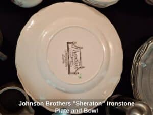Johnson-Brothers-Sheraton-Ironstone-Plate-and-Bowl-second-image