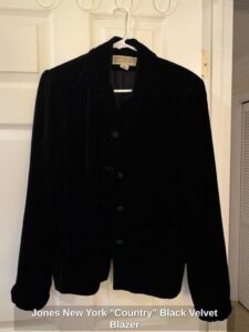 Jones-New-York-Country-Black-Velvet-Blazer