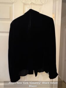 Jones-New-York-Country-Black-Velvet-Blazer-second-image