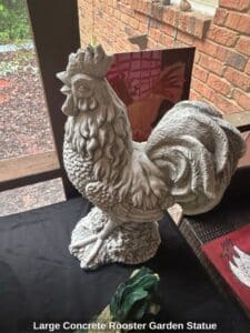 Large-Concrete-Rooster-Garden-Statue