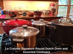 Le-Creuset-Signature-Round-Dutch-Oven-and-Assorted-Cookware