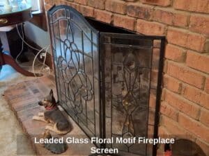 Leaded-Glass-Floral-Motif-Fireplace-Screen-second-image