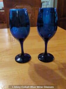Libbey-Cobalt-Blue-Wine-Glasses