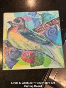 Linda-S.-Altshuler-Peace-Bird-Art-Cutting-Board