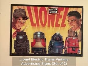 Lionel-Electric-Trains-Vintage-Advertising-Signs-Set-of-second-image