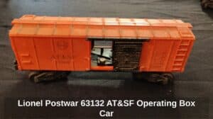 Lionel-Postwar-ATSF-Operating-Box-Car