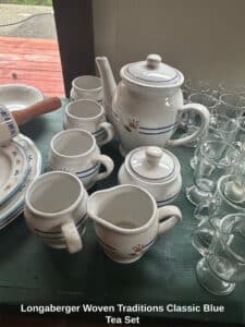 Longaberger-Woven-Traditions-Classic-Blue-Tea-Set