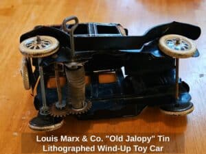 Louis-Marx-Co.-Old-Jalopy-Tin-Lithographed-Wind-Up-Toy-Car-third-image