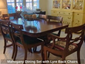 Mahogany-Dining-Set-with-Lyre-Back-Chairs