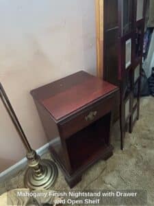 Mahogany-Finish-Nightstand-with-Drawer-and-Open-Shelf-second-image