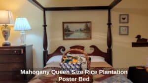 Mahogany-Queen-Size-Rice-Plantation-Poster-Bed-third-image