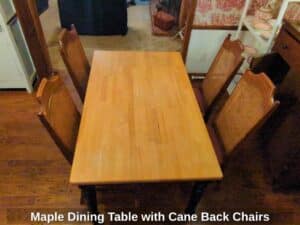 Maple-Dining-Table-with-Cane-Back-Chairs