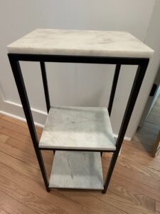 Marble-and-Metal-Tiered-Side-Table