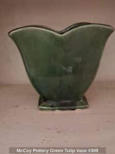 McCoy-Pottery-Green-Tulip-Vase-