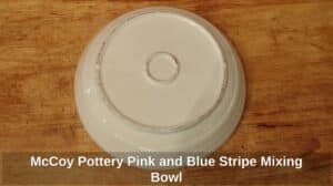 McCoy-Pottery-Pink-and-Blue-Stripe-Mixing-Bowl-second-image