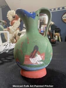 Mexican-Folk-Art-Painted-Pitcher