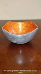 Mid-Century-Modern-Aluminum-and-Enamel-Bowl