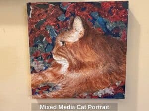 Mixed-Media-Cat-Portrait