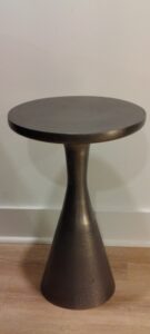 Modern-Bronze-Pedestal-Side-Table-second-image