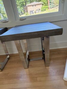 Modern-Oak-and-Chrome-End-Tables-Set-of-second-image