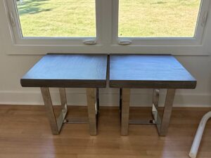 Modern-Oak-and-Chrome-End-Tables-Set-of-third-image