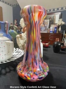 Murano-Style-Confetti-Art-Glass-Vase