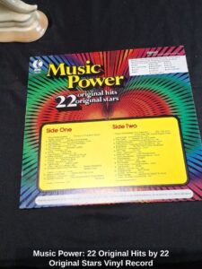 Music-Power-Original-Hits-by-Original-Stars-Vinyl-Record