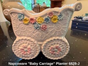 Napcoware-Baby-Carriage-Planter-J