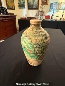 Nemadji-Pottery-Swirl-Vase-1
