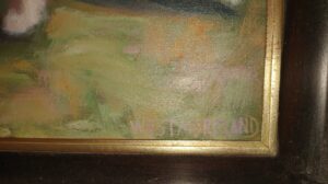 Oil-Painting-of-Two-Lambs-by-J.-Parland-third-image