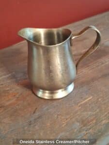Oneida-Stainless-Creamer-or-Pitcher