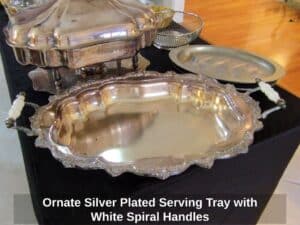 Ornate-Silver-Plated-Serving-Tray-with-White-Spiral-Handles