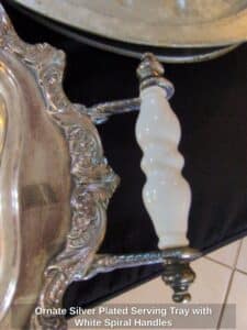 Ornate-Silver-Plated-Serving-Tray-with-White-Spiral-Handles-third-image