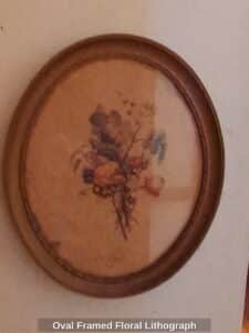 Oval-Framed-Floral-Lithograph