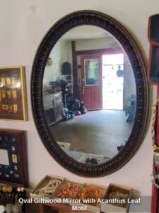 Oval-Giltwood-Mirror-with-Acanthus-Leaf-Motif