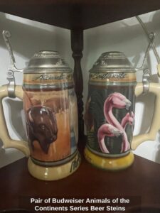 Pair-of-Budweiser-Animals-of-the-Continents-Series-Beer-Steins