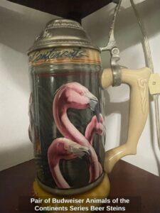 Pair-of-Budweiser-Animals-of-the-Continents-Series-Beer-Steins-third-image