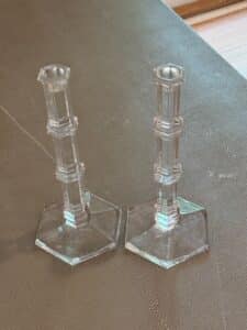 Pair-of-Clear-Glass-Hexagonal-Candlesticks-1