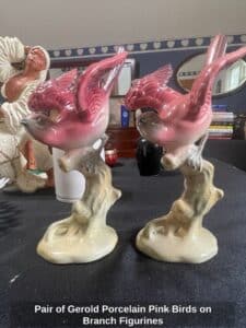 Pair-of-Gerold-Porcelain-Pink-Birds-on-Branch-Figurines