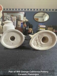 Pair-of-Will-George-California-Pottery-Ceramic-Flamingos-third-image