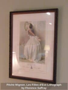 Pch-Mignon-Les-Filles-dEve-Lithograph-by-Florence-Saffray