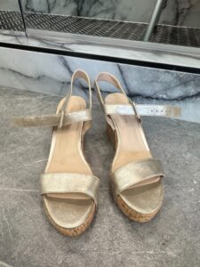 Pelle-Moda-Womens-Gold-Metallic-Cork-Wedge-Sandals